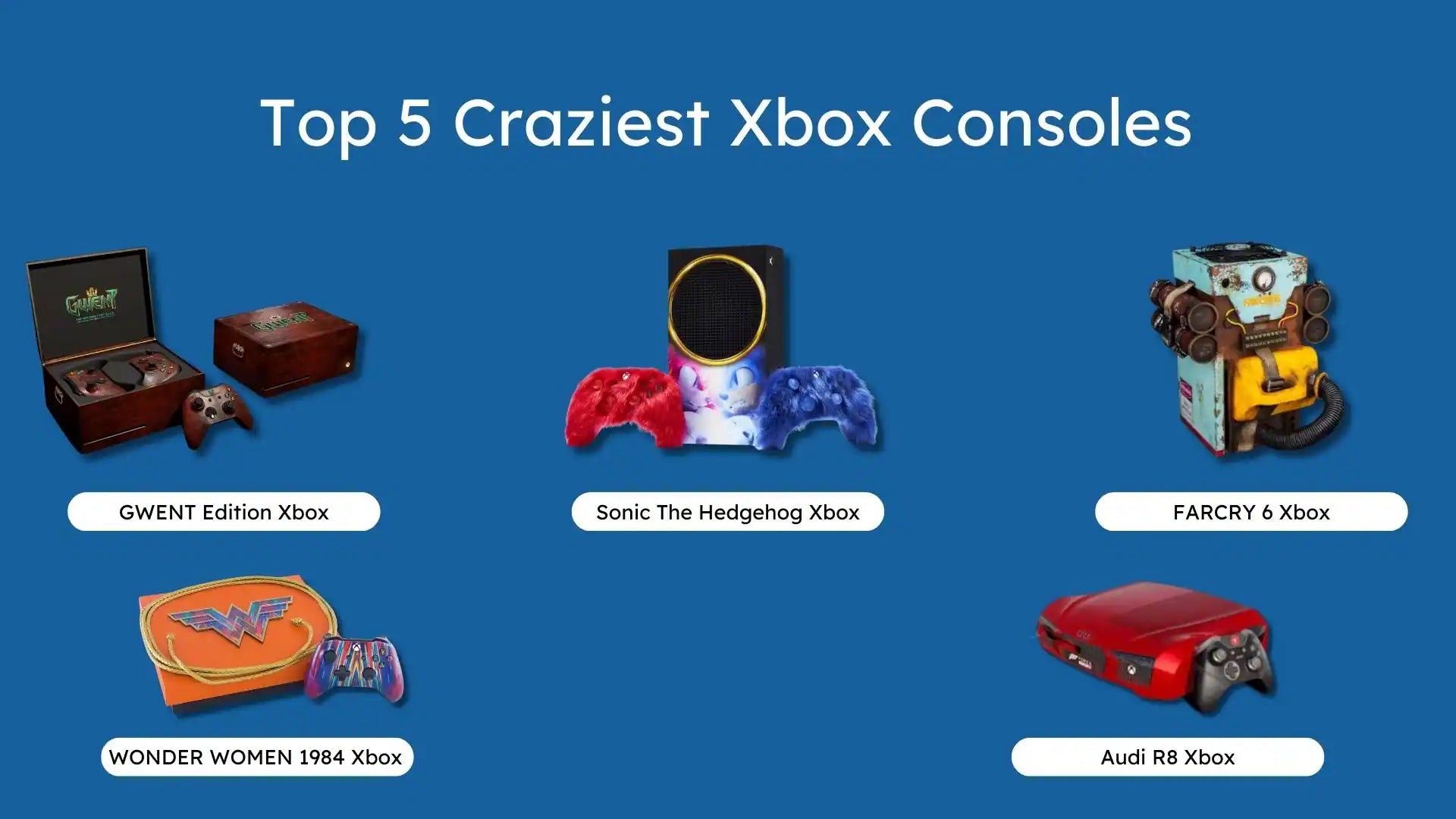 Top 5 Most Insane Xbox Consoles That Redefine Gaming Style