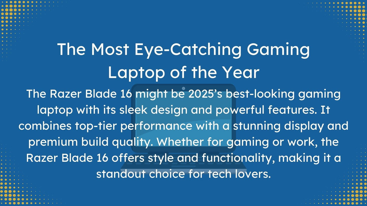Razer Blade 16: The Most Stunning Gaming Laptop of 2025?