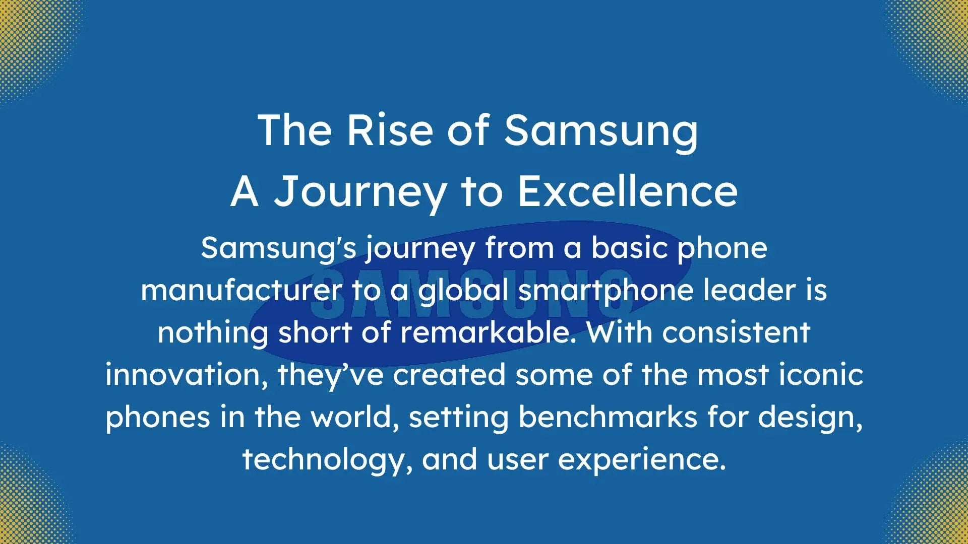 5 Samsung Phones You Should Know: Innovation & Excellence