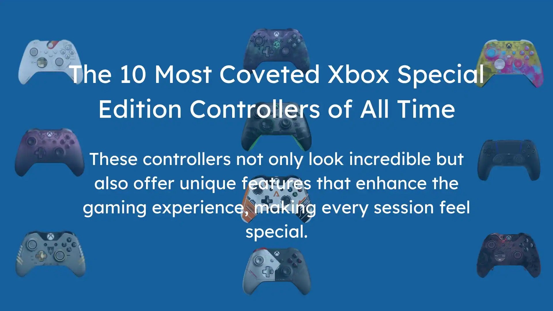 Top 10 Xbox Special Edition Controllers of All Time