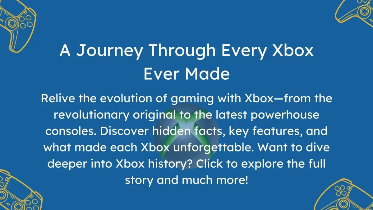 Xbox console : A Retrospective on Microsoft’s Gaming Journey