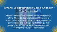 iPhone 16 smartphone