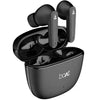 A pair of black wireless Bluetooth earbuds in an open charging case, with the brand name 'boat' visible. Airdopes 115 Wireless Bluetooth Earbuds