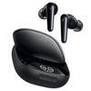A pair of black Anker Soundcore Liberty 4 Pro Noise Cancelling True Wireless Earbudsith a charging case.