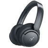 Anker Soundcore Life Q35 over-ear headphones in black color with white background.