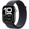Apple watch series 10 in black with white background