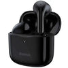Baseus Bowie M3 True Wireless Earphones in black color, with earbuds inside the charging case.
