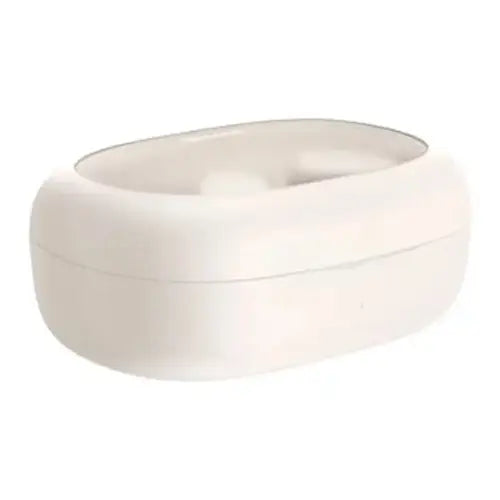 A pair of Baseus Bowie WM03 true wireless earphones in white color, displayed in an open charging case.