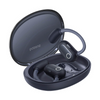 A pair of Baseus Eli Sport 1 Open-Ear TWS Earbuds in black color, placed inside their charging case.