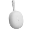 A single white Baseus Encok W05 Lite Earbud with a carrying loop on a plain background.