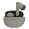 A pair of coffee colored earbuds named 'FASTER CRUISE PRO' inside a black charging case.