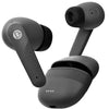 A pair of black Airdots 200 Curve Pro earphones with black ear tips.
