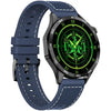 Dany Boss Smartwatch with blue strap and green digital face on a white background