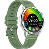 Dany Boss Smartwatch with a green strap on a white background