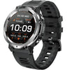 Dany D-Force Smartwatch with black strap and digital display on a white background