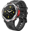 Dany D-Force Smartwatch with a black strap and red accents on a white background
