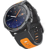 Dany Thunder Smartwatch with black and orange band on a white background