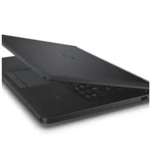 Dell Latitude E5450 laptop in black color with the screen closed.