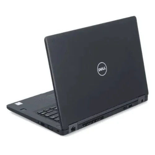 Dell Latitude E5480 laptop in black color with visible Dell logo on the lid.