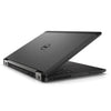 Dell Latitude E7470 laptop in black color, shown from a side angle with the screen closed.