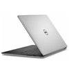 Silver Dell laptop on a white background