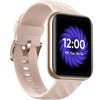 Dizo Watch D by Realme TechLife with a light pink band on a white background