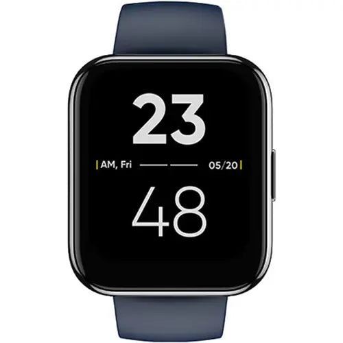 Dizo Watch Pro by Realme TechLife  with a black screen displaying the time and date on a white background. Buy on Buy electro