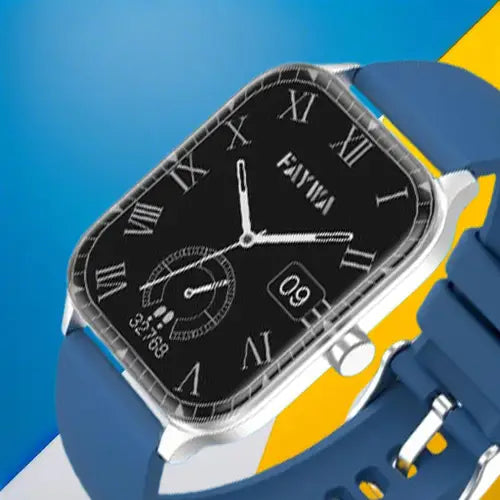 Faywa Watch Pro Smart Watch blue with black display