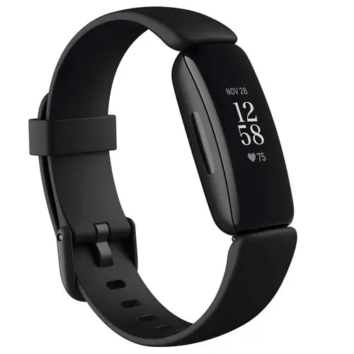Black fitbit inspire 2 tracker on a white background. available on Buy electro