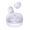 White wireless earbuds with charging case on a white background HAVIT TW969 True Wireless Earbuds 969 (New)