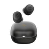 Black wireless earbuds with charging case on a white background HAVIT TW969 True Wireless Earbuds 969 (New)