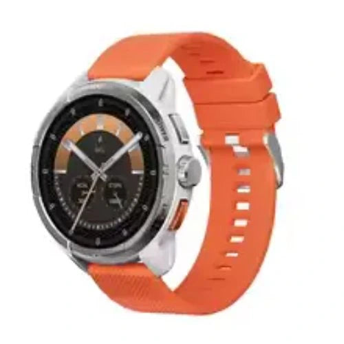 HAYLOU Solar Ultra with an orange band on a white background