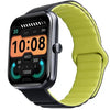 Haylou RS4 Max Calling Smart Watch with a green band on a white background