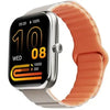 Haylou RS4 Max Calling Smart Watch with an orange band on a white background