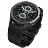 Black Haylou Solar Neo Smart Watch with a detailed face on a white background