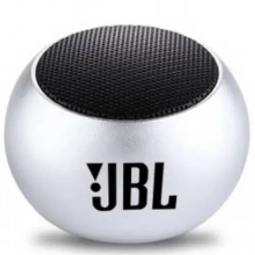 JBL M3 Mini Wireless Bluetooth Speaker in white background - Silver