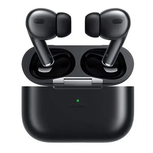 Black JOYROOM AirPods Pro (JR-T03S Pro) in a charging case.