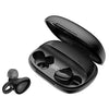 A pair of JOYROOM JR-TL2 Digital Display TWS Earphones in black color, with a charging case open to show the earphones inside.