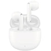 A pair of white Joyroom Funpods Series JR-FB1 True Wireless Earphones inside their charging case.