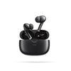 A pair of black JOYROOM JR-TA2 ANC Noise Reduction Wireless Earbuds - Agate in an open charging case.