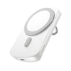 JOYROOM-W030 20W 6000 mAh Mini Magnetic Wireless Power Bank With Ring in white color