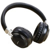A pair of black Joyroom Bluetooth Wireless Headphone (JR-HL1) with a metallic accent on the earcup 1.