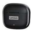 Lenovo LP40 Pro True Wireless Earbuds charging case, black in color with the Lenovo logo visible.