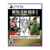 PS5 game case for Metal Gear Solid: Master Collection Vol.1 with artwork for three games on the front.