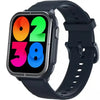 A black Mibro C3 Bluetooth Calling Smart Watch with a colorful display showing the numbers 0, 2, 3, and 8 in vibrant colors on a black strap.