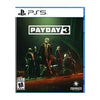 A PS5 game case for 'Payday 3' featuring artwork with characters from the game.