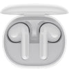 White wireless earbuds in a charging case on a white background Redmi buds 4 lite

