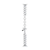 Redmi Cuban Silver chain bracelet on a white background