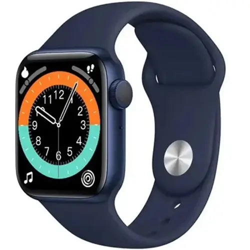 This image features the S8 Pro Max Smart Watch, showcasing its bold and sleek design. with blue color strap.