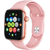 This image features the S8 Pro Max Smart Watch, showcasing its bold and sleek design. with pink color strap.